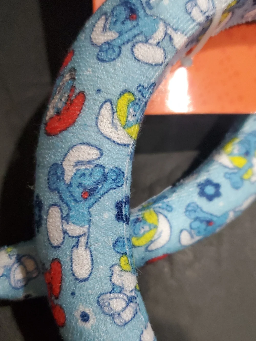 Smufs blue smurfs printed 2 pack terrycloth style spa headband set brand new